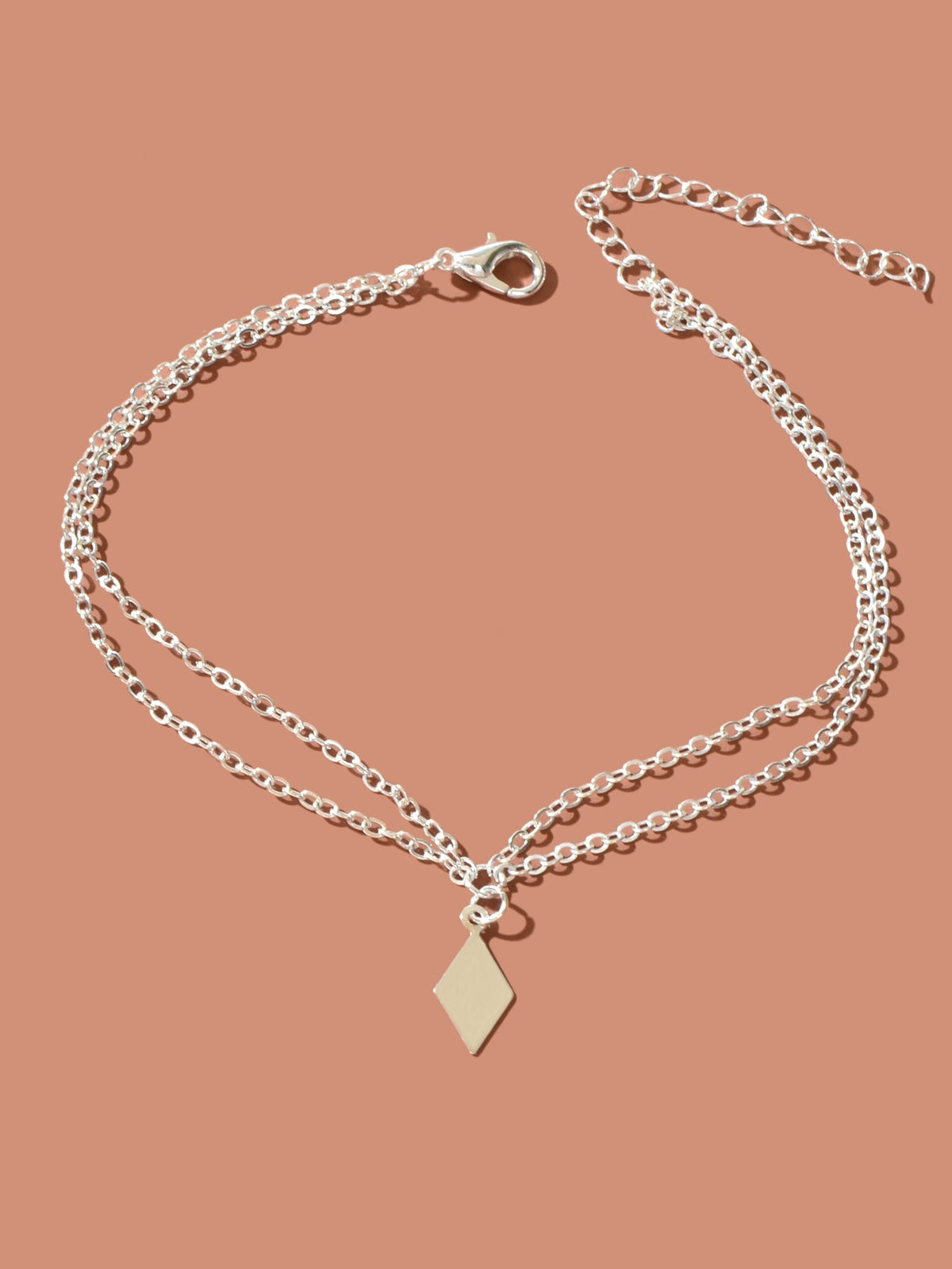 Bohemian Foot Beach Jewellery Double Layer Chain Rhombus Geometric
