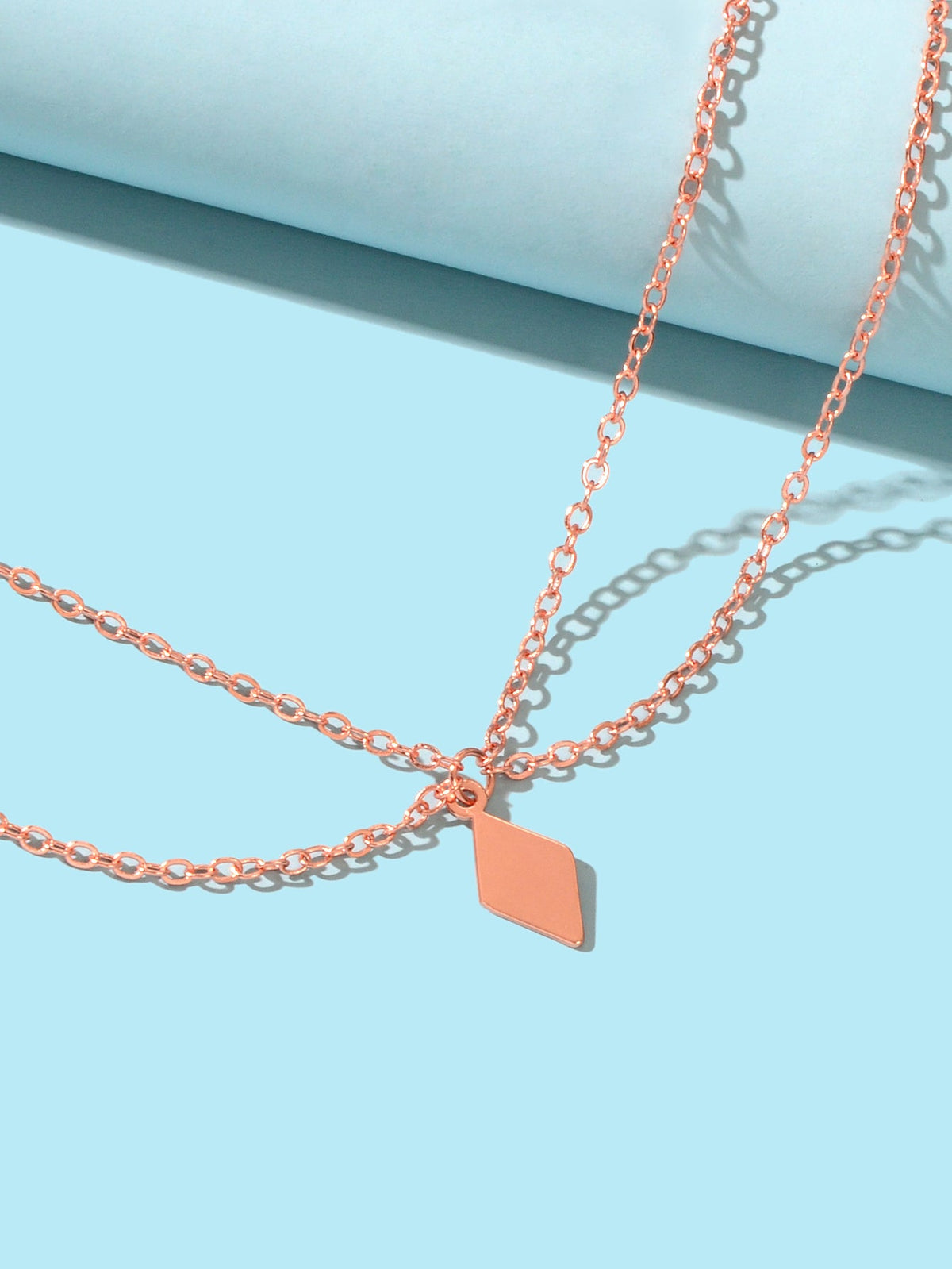 Bohemian Foot Beach Jewellery Double Layer Chain Rhombus Geometric