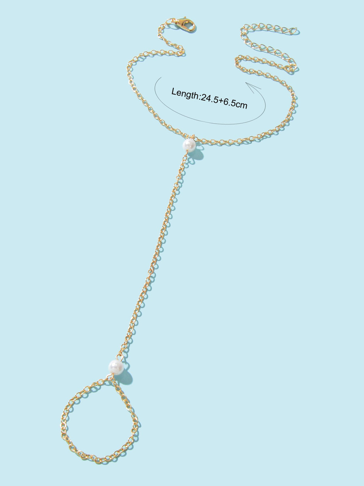 Foot Beach Jewellery Silver Pearl Mittens Anklet Finger Toe Boho Chic