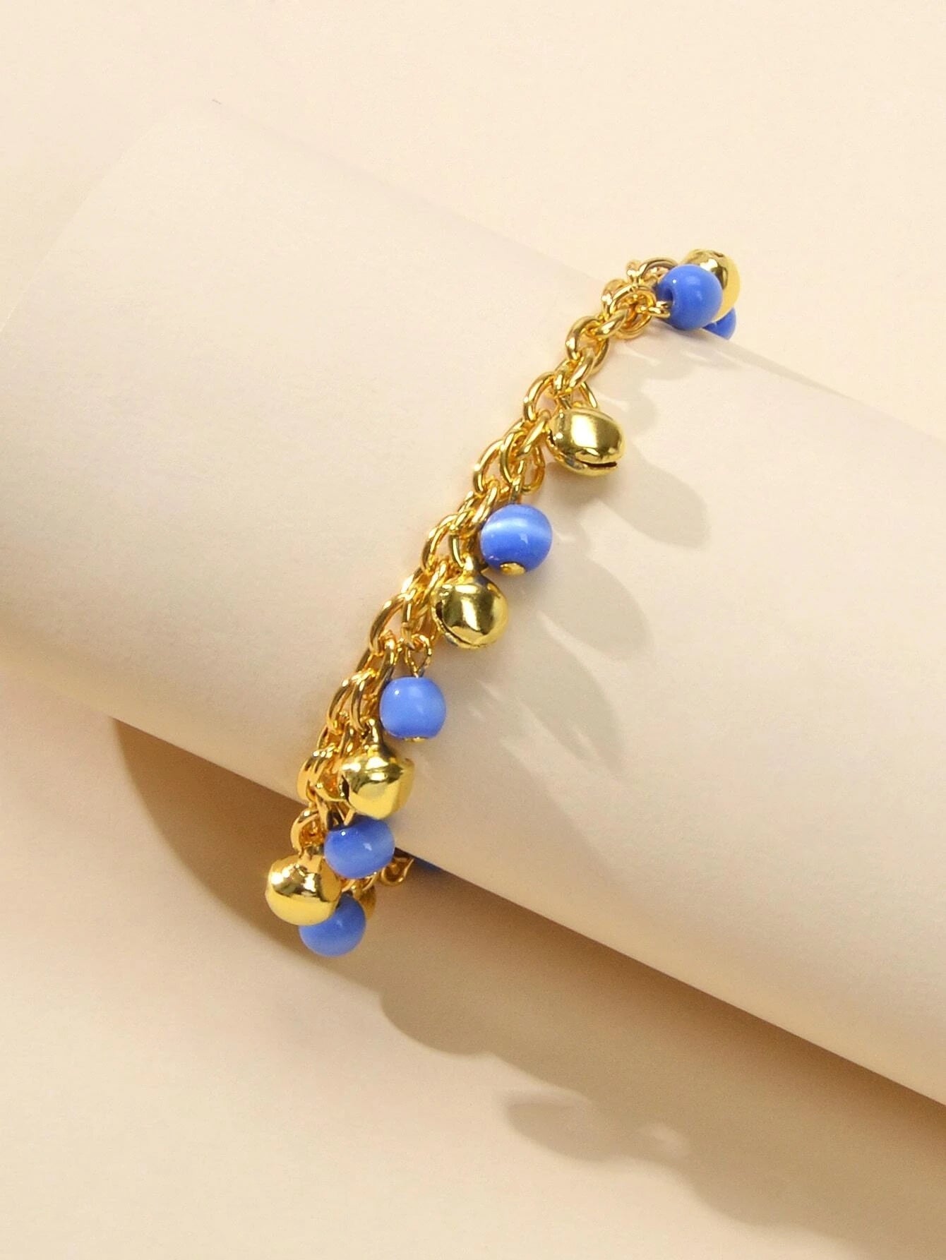 AU Local 1 pc Foot Beach Jewellery Chain Blue Beads Charm Anklet