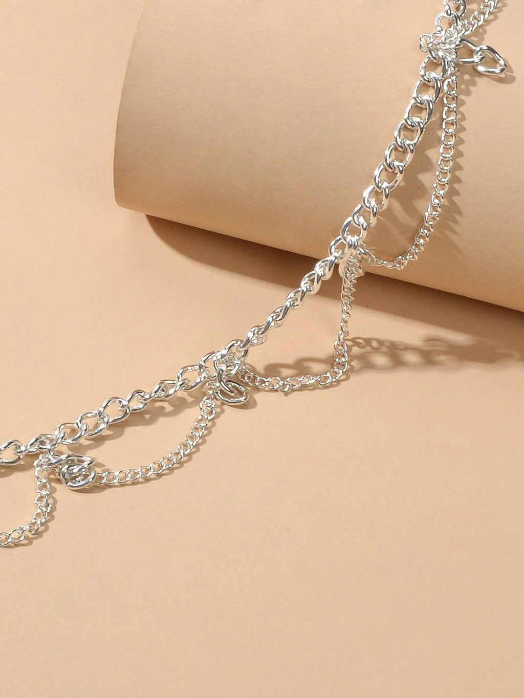 2pcs Fashion Foot Beach Jewellery Silver Chain Tassel Starfish Charm