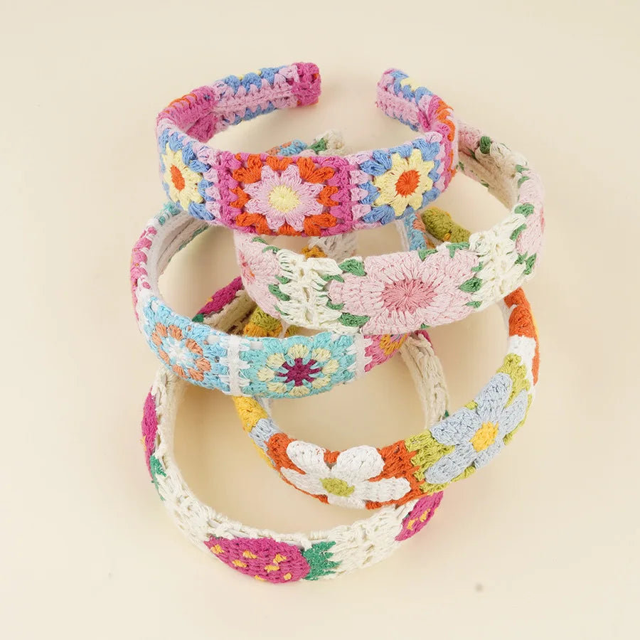 Bohemian Handmade Knitted Summer Headband