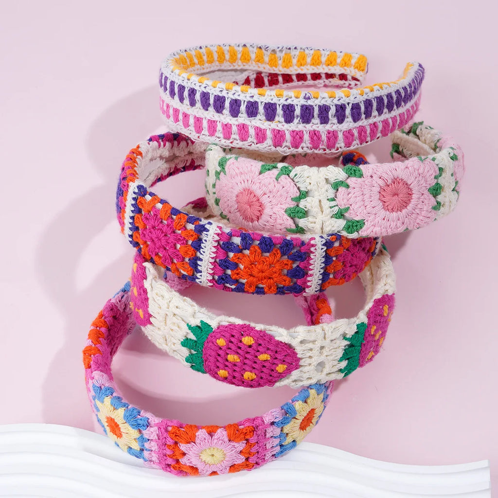 Bohemian Handmade Knitted Summer Headband