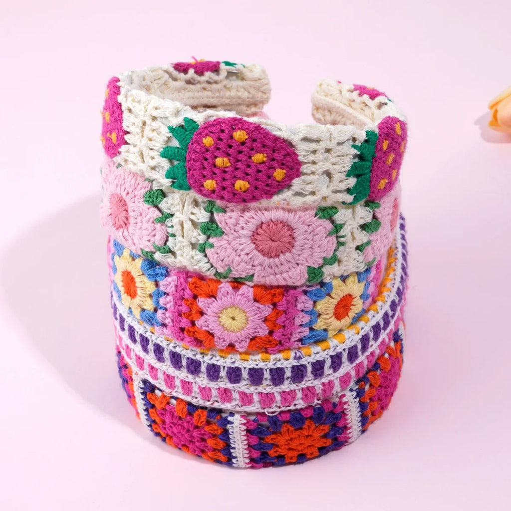 Bohemian Handmade Knitted Summer Headband