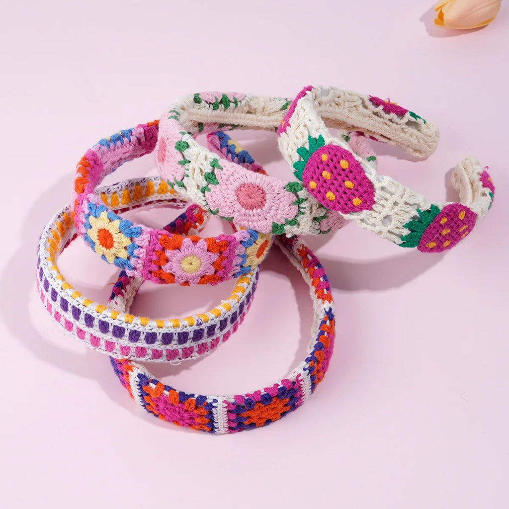 Bohemian Handmade Knitted Summer Headband