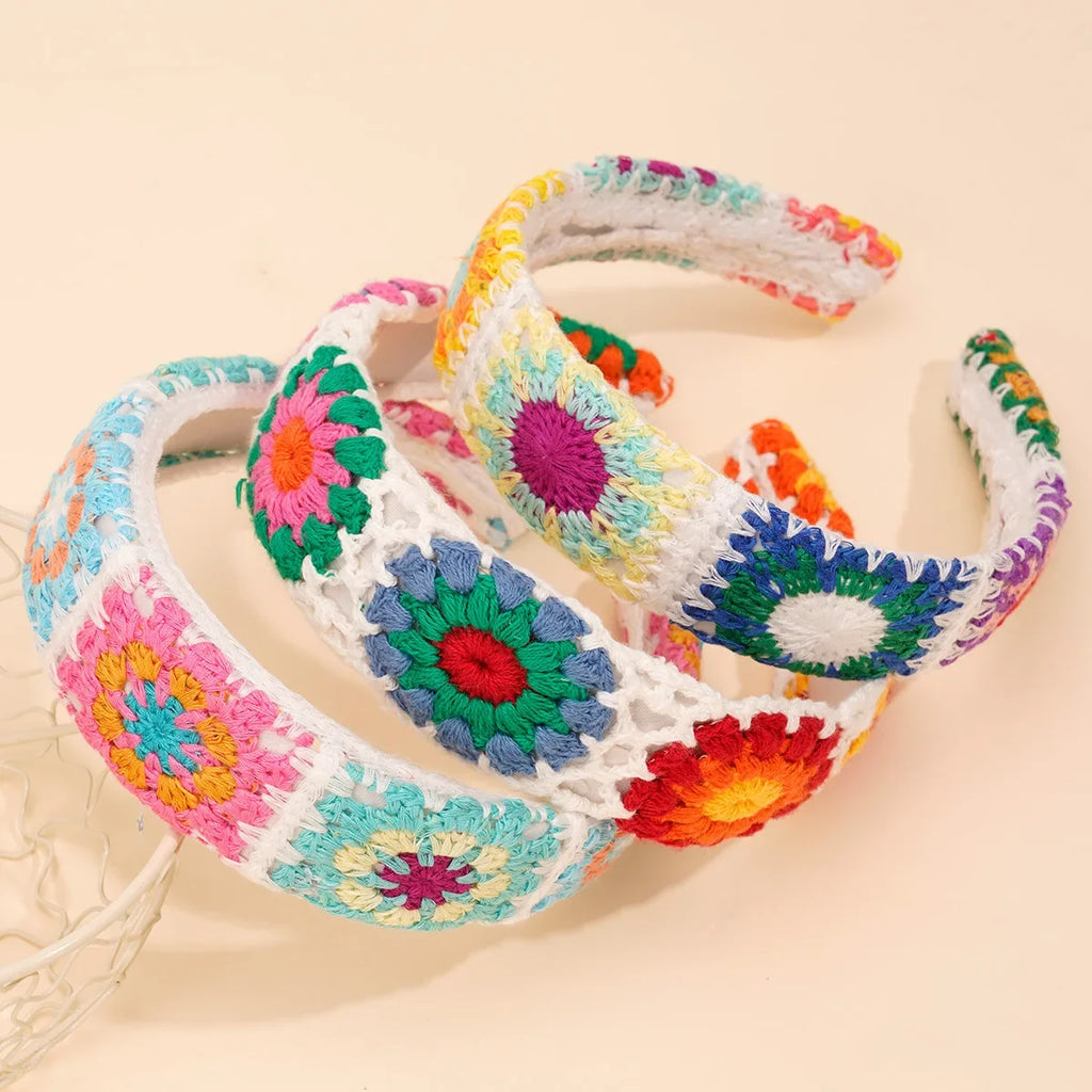 Bohemian Handmade Knitted Summer Headband