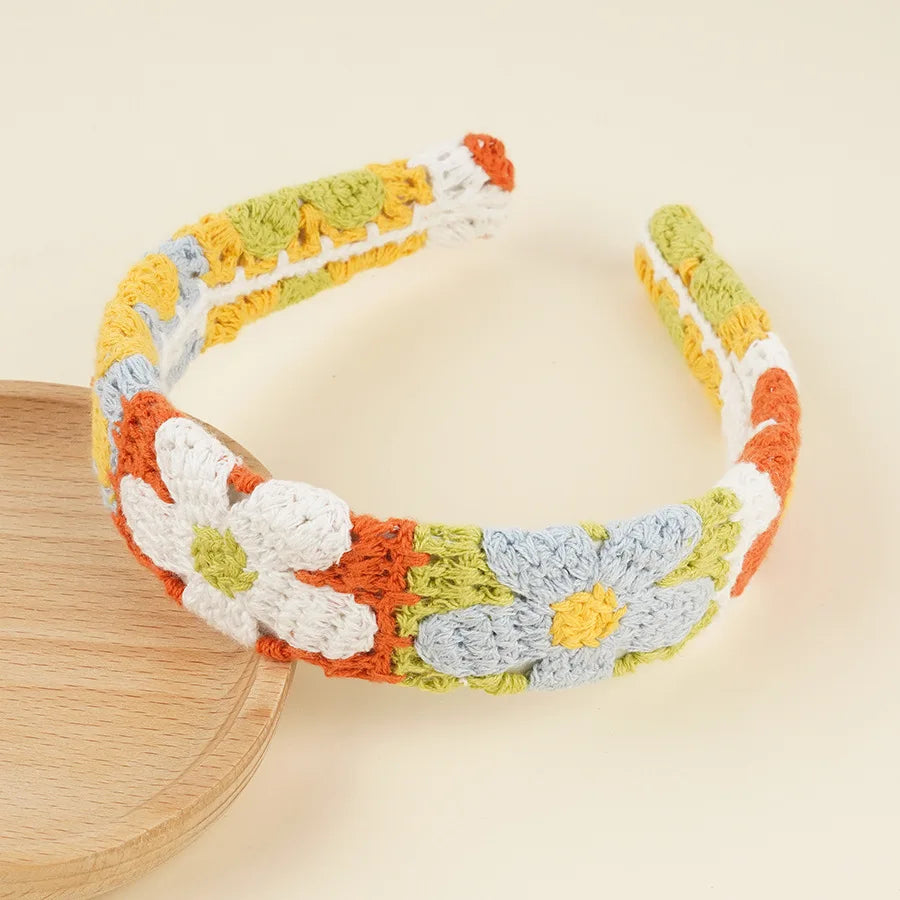 Bohemian Handmade Knitted Summer Headband