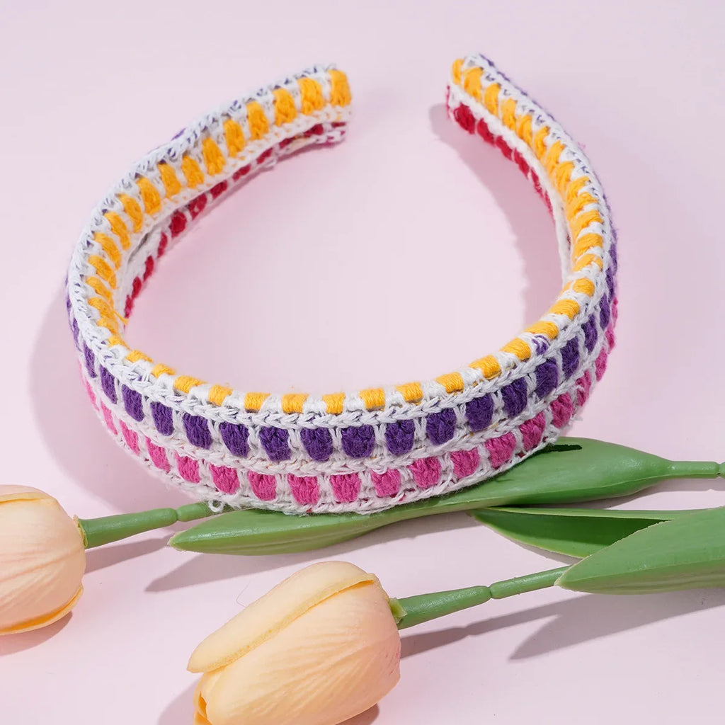 Bohemian Handmade Knitted Summer Headband