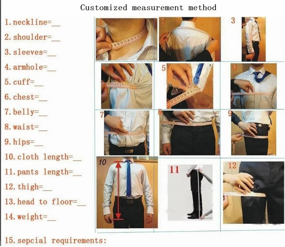 New Dark Orange Men Suit Wedding Party Formal Groom Groomsman Prom Business Male Tuxedos 3 Piece Set Jacket Vest Pants