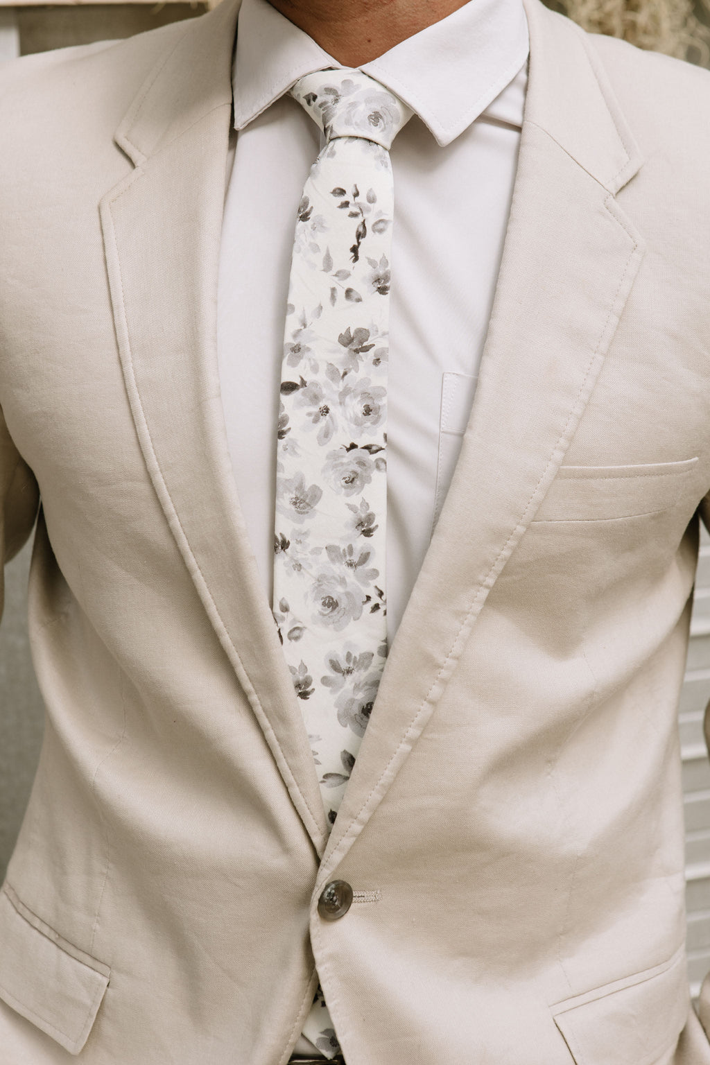 French Floral - Men's Tie