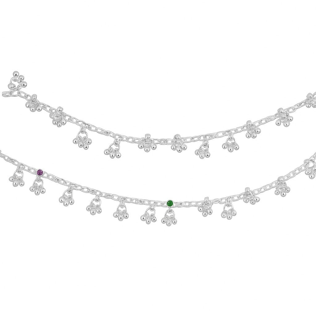 Traditional Foot Jewelry Anklet with Intricate Detailing