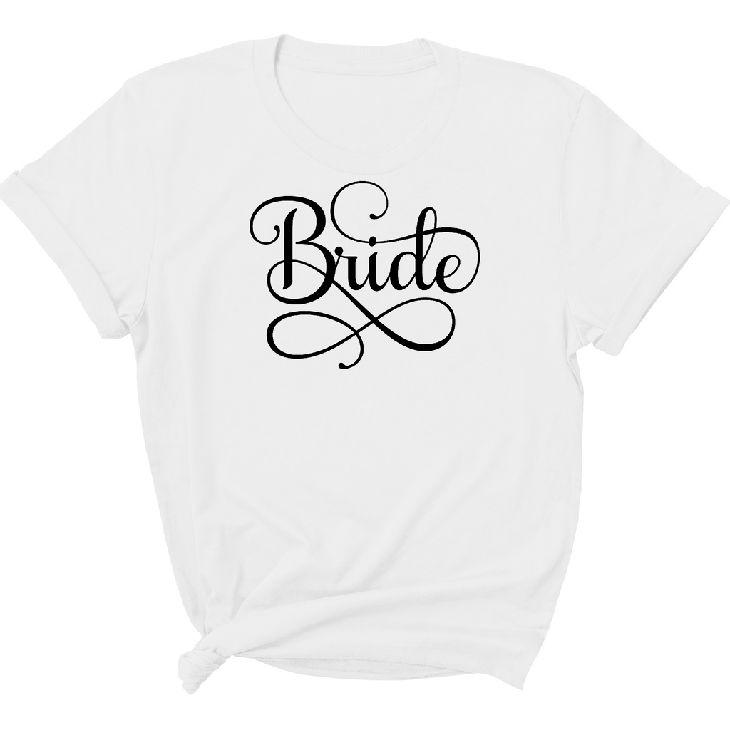Womens Graphic T-shirt Bride Accessories - Wedding